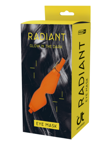MÁSCARA DE OJOS RADIANTE QUE BRILLA EN NARANJA...