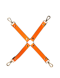 CORBATA DE CERDO RADIANTE QUE BRILLA EN NARANJA OSCURO