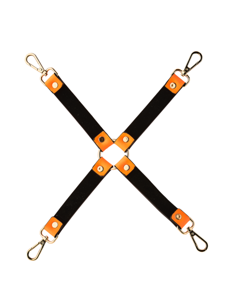 CORBATA DE CERDO RADIANTE QUE BRILLA EN NARANJA OSCURO