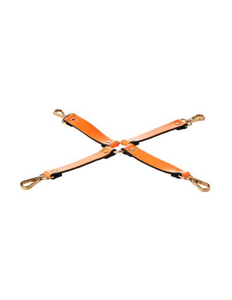 CORBATA DE CERDO RADIANTE QUE BRILLA EN NARANJA OSCURO