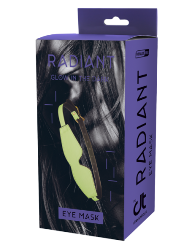 MÁSCARA DE OJOS RADIANTE QUE BRILLA EN VERDE...