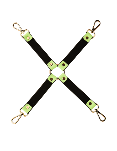 CORBATA DE CERDO RADIANTE QUE BRILLA EN VERDE OSCURO