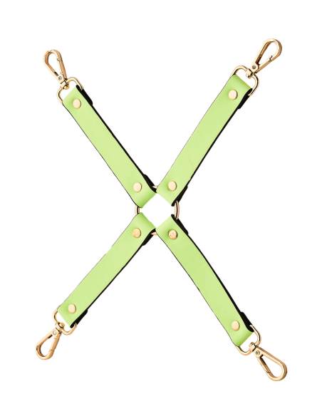 CORBATA DE CERDO RADIANTE QUE BRILLA EN VERDE OSCURO