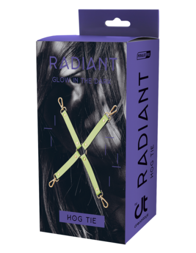 CORBATA DE CERDO RADIANTE QUE BRILLA EN VERDE...