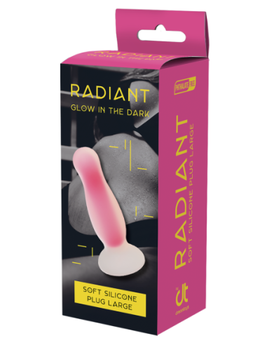 PLUG RADIANTE DE SILICONA SUAVE QUE BRILLA EN...