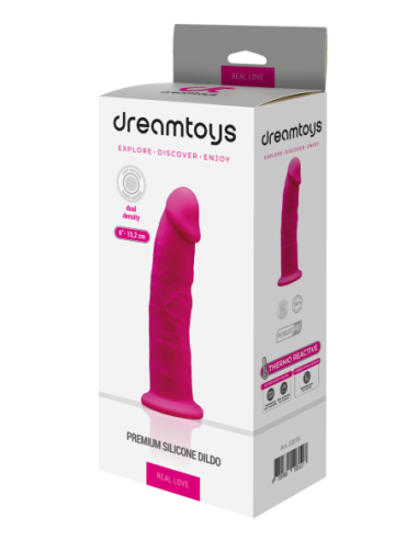 REAL LOVE CONSOLADOR 6INCH FUCSIA