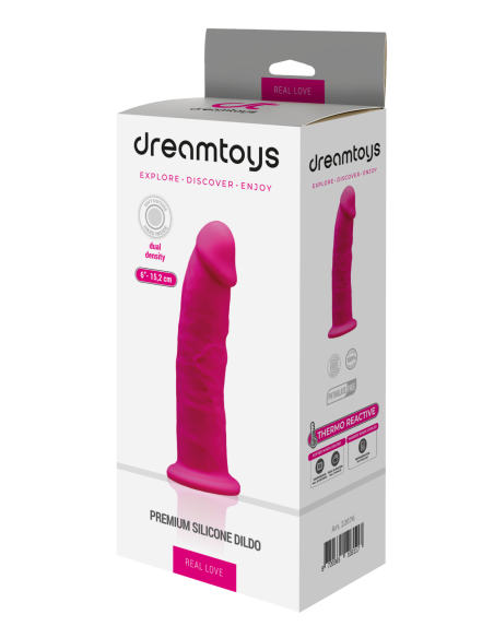 REAL LOVE CONSOLADOR 6INCH FUCSIA