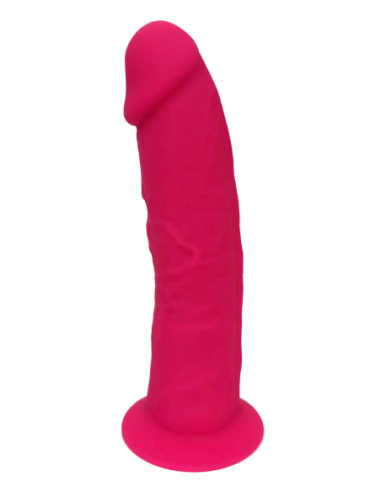 REAL LOVE DILDO 7.5INCH FUCSIA