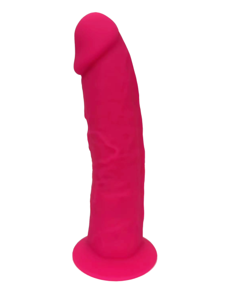 REAL LOVE DILDO 7.5INCH FUCSIA