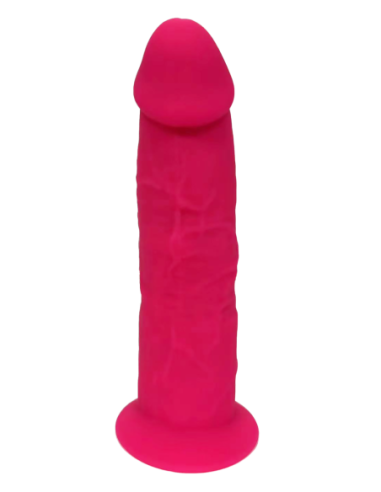 REAL LOVE DILDO 7.5INCH FUCSIA