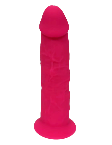 REAL LOVE DILDO 7.5INCH FUCSIA