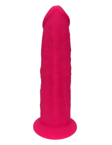 REAL LOVE DILDO 7.5INCH FUCSIA