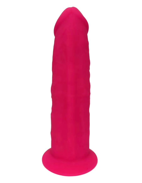 REAL LOVE DILDO 7.5INCH FUCSIA
