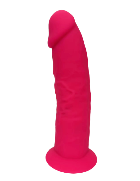 REAL LOVE DILDO 7.5INCH FUCSIA