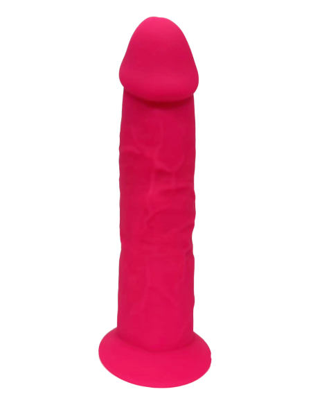 REAL LOVE DILDO 7.5INCH FUCSIA