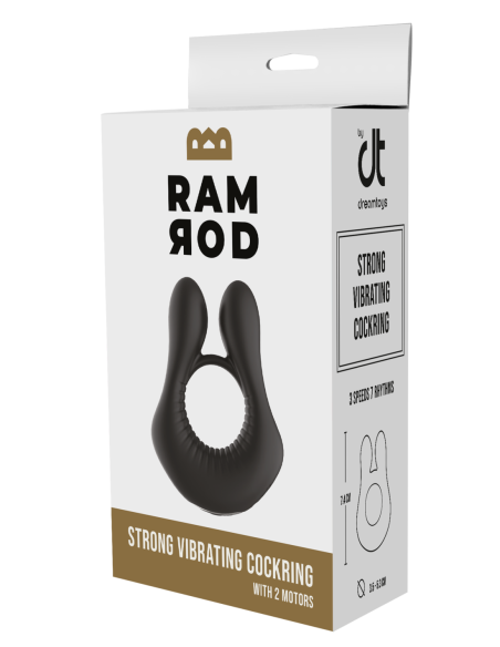 RAMROD STRONG VIBRADOR COCKRING NEGRO