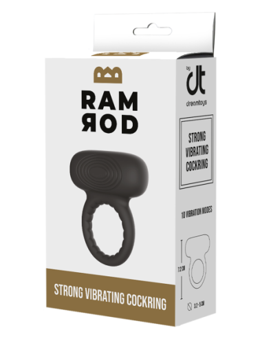 RAMROD STRONG VIBRADOR COCKRING NEGRO