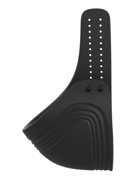 RAMROD COCKRING VIBRADOR AJUSTABLE CON MANDO NEGRO