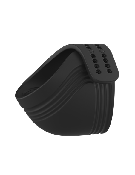 RAMROD COCKRING VIBRADOR AJUSTABLE CON MANDO NEGRO