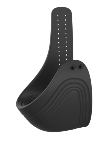 RAMROD COCKRING VIBRADOR AJUSTABLE CON MANDO NEGRO