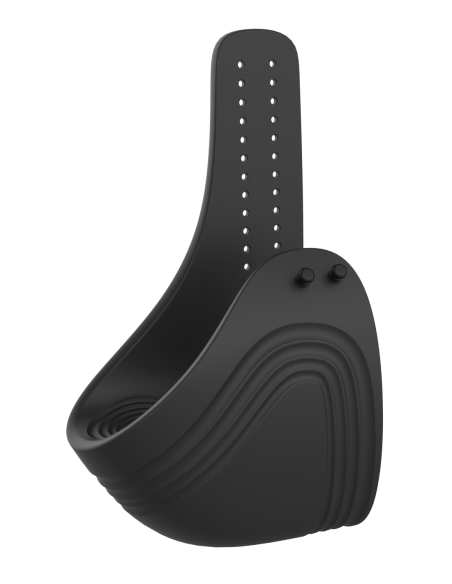 RAMROD COCKRING VIBRADOR AJUSTABLE CON MANDO NEGRO