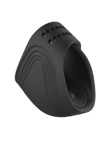 RAMROD COCKRING VIBRADOR AJUSTABLE CON MANDO NEGRO