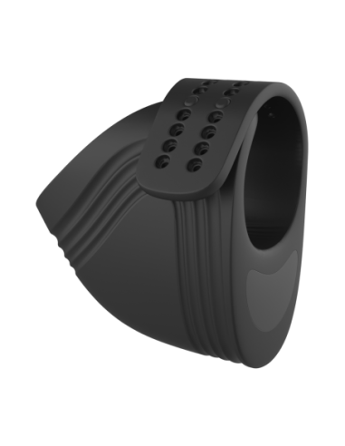 RAMROD COCKRING VIBRADOR AJUSTABLE CON MANDO NEGRO