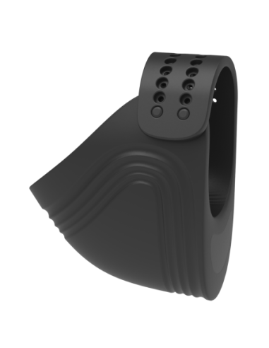 RAMROD COCKRING VIBRADOR AJUSTABLE CON MANDO NEGRO