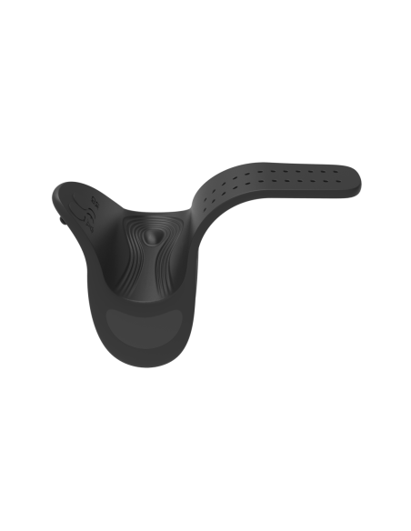 RAMROD COCKRING VIBRADOR AJUSTABLE CON MANDO NEGRO