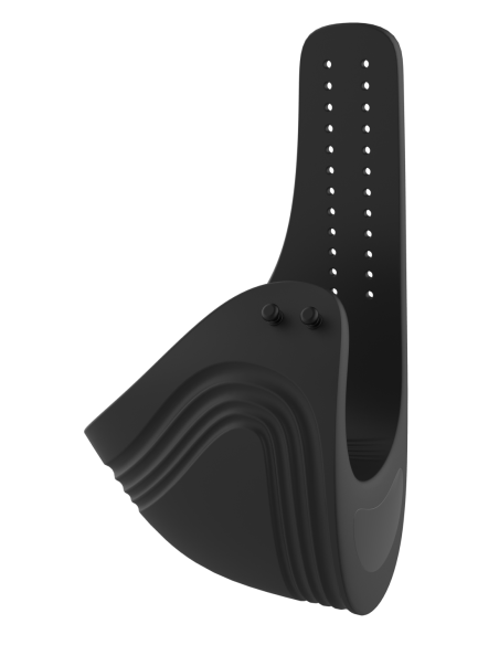 RAMROD COCKRING VIBRADOR AJUSTABLE CON MANDO NEGRO