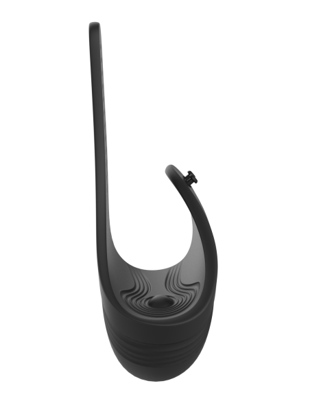 RAMROD COCKRING VIBRADOR AJUSTABLE CON MANDO NEGRO