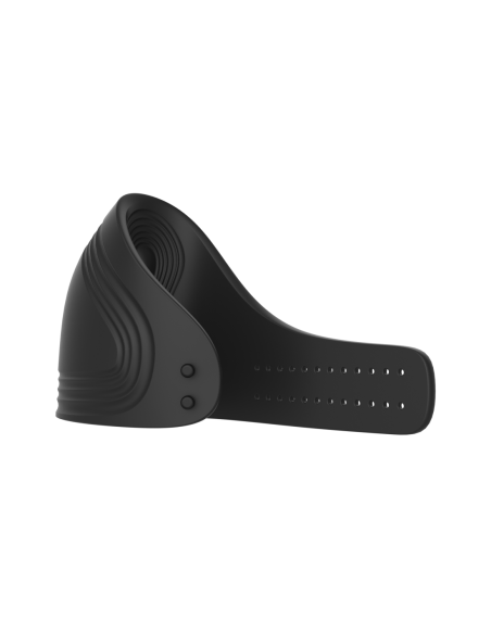 RAMROD COCKRING VIBRADOR AJUSTABLE CON MANDO NEGRO