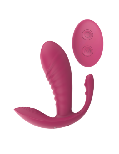 ESSENTIALS VIBRADOR TRIPLE PLACER ROSA