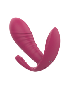 ESSENTIALS VIBRADOR TRIPLE PLACER ROSA 2