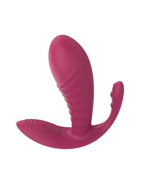 ESSENTIALS VIBRADOR TRIPLE PLACER ROSA