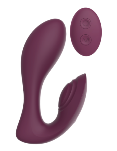 VIBRADOR ESSENTIALS ULTRA DUAL MORADO