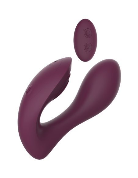 VIBRADOR ESSENTIALS ULTRA DUAL MORADO