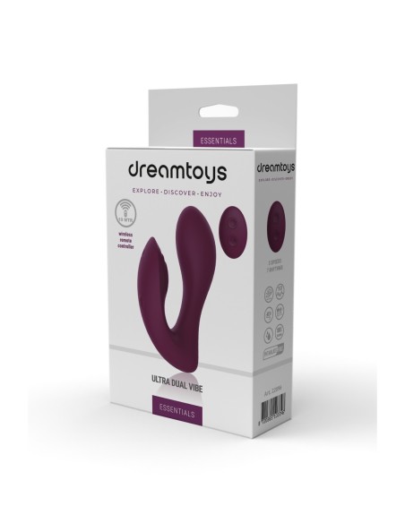 VIBRADOR ESSENTIALS ULTRA DUAL MORADO