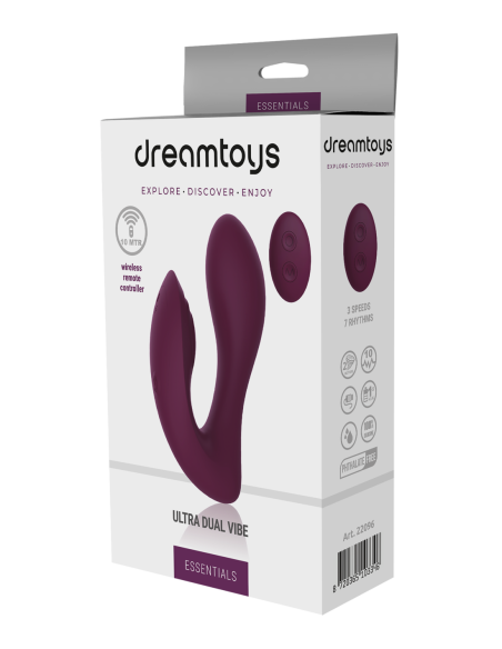 VIBRADOR ESSENTIALS ULTRA DUAL MORADO