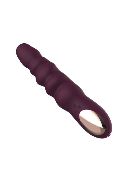 VIBRADOR ESSENTIALS ACANALADO POWER MORADO