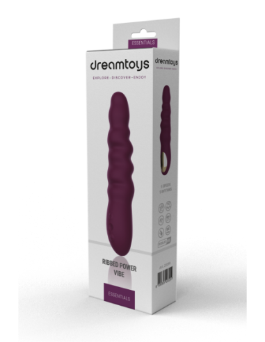 VIBRADOR ESSENTIALS ACANALADO POWER MORADO