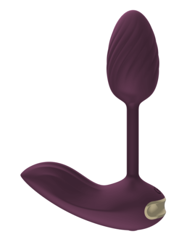 HUEVO VIBRADOR ESSENTIALS WEARABLE FLEXIBLE MORADO