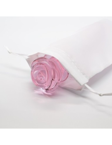 TAPÓN CON CUENTAS DE CRISTAL ESMALTE ROSA