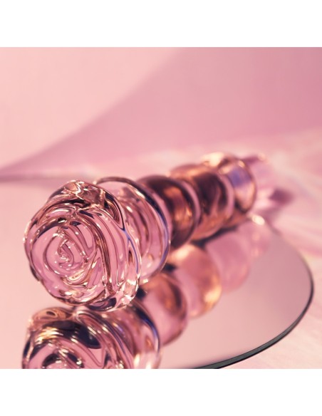 TAPON CON CUENTAS DE CRISTAL ESMALTE ROSA