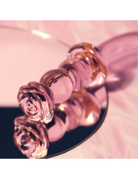 CONSOLADOR G-SPOT GLASEADO VIDRIO ROSEBUD