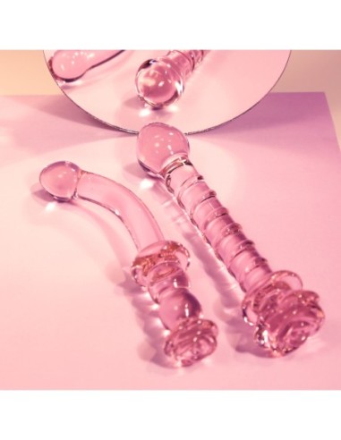 CONSOLADOR G-SPOT GLASEADO VIDRIO ROSEBUD