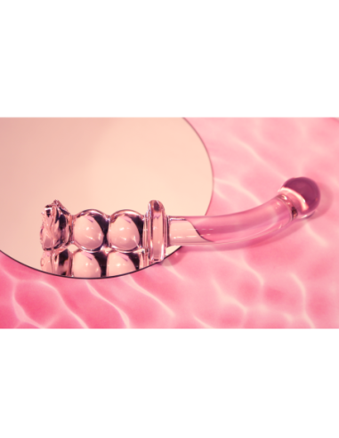 CONSOLADOR G-SPOT GLASEADO VIDRIO ROSEBUD