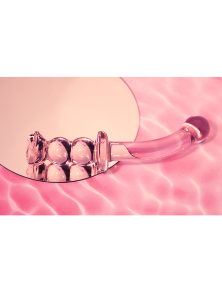 CONSOLADOR G-SPOT GLASEADO VIDRIO ROSEBUD