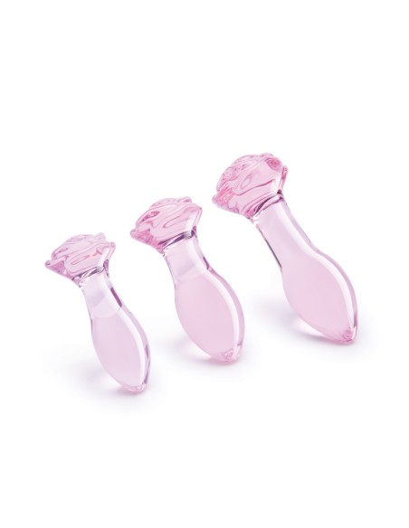 SET DE ENTRENAMIENTO ANAL GLAZE GLASS ROSEBUD