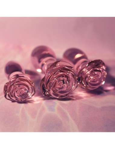 SET DE ENTRENAMIENTO ANAL GLAZE GLASS ROSEBUD